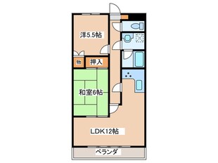 アルカンシェル橋本の物件間取画像